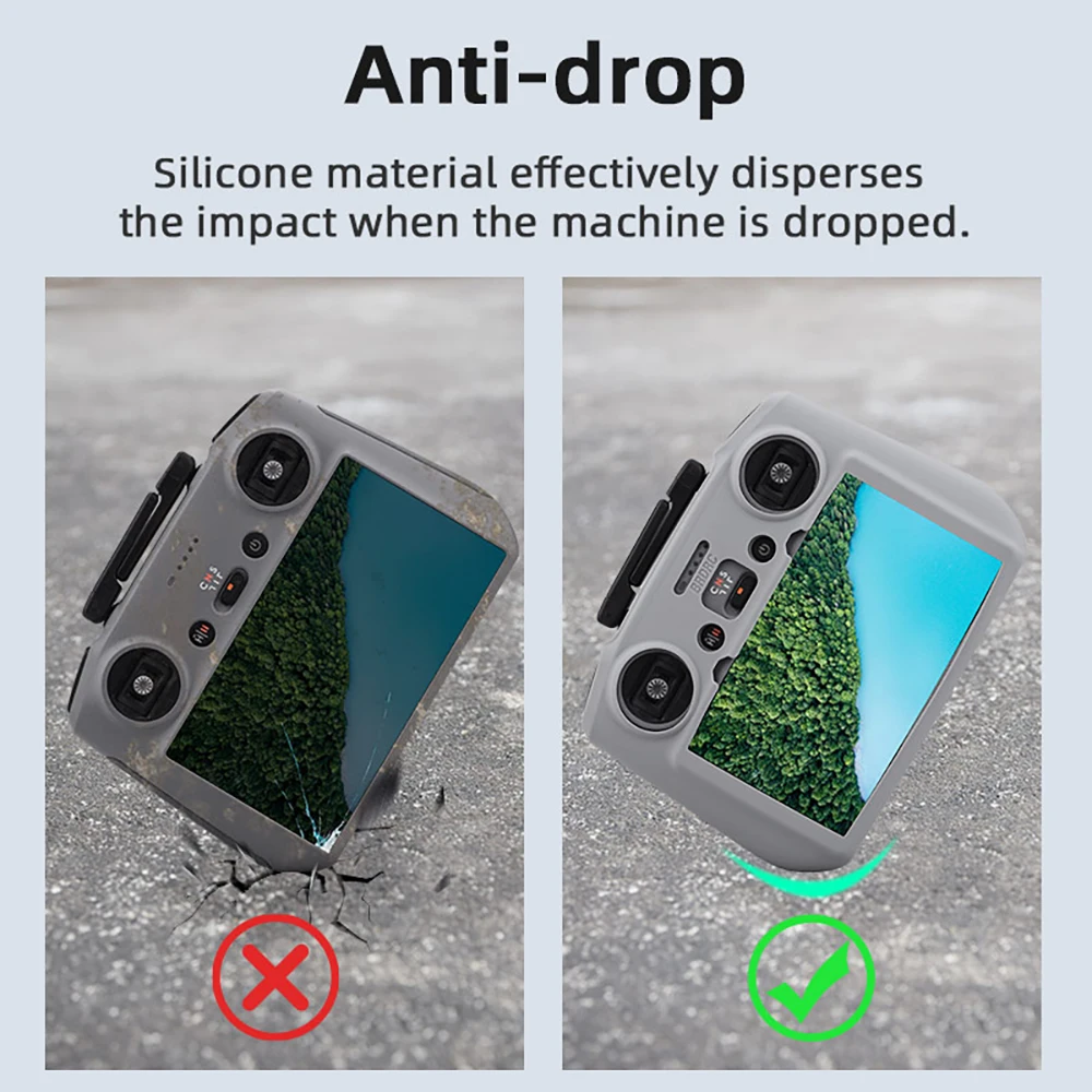 BRDRC Silicone Case for DJI NE - đánh giá và giá Drone Controller Hood