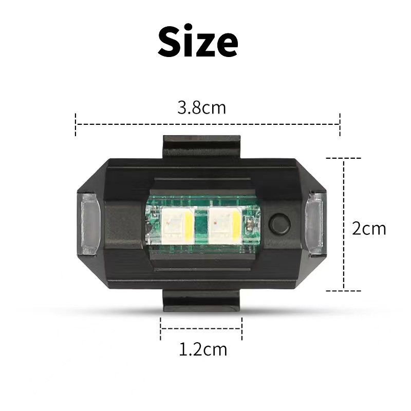 Motorcycle Lights Drone Strobe - đánh giá và giá Drone Beacon Light