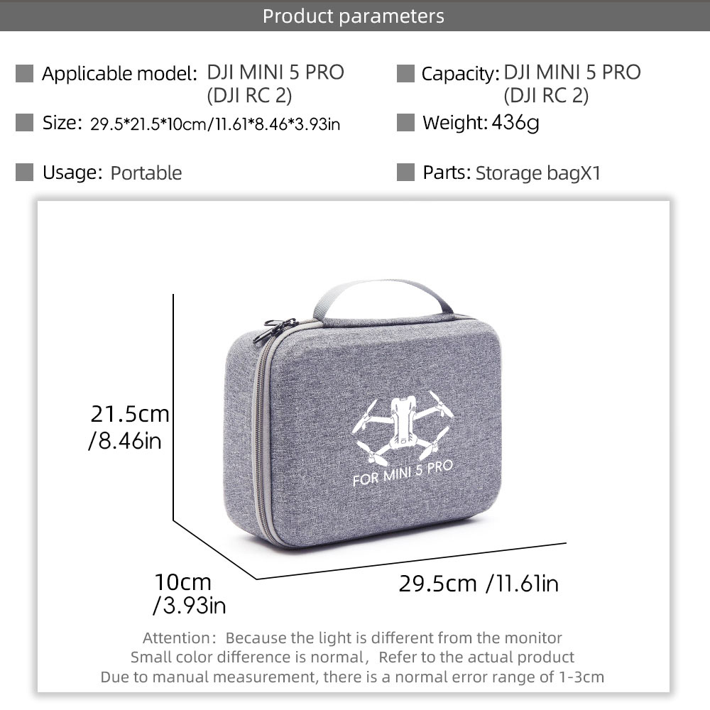 Storage Carry Case for DJI Min - đánh giá và giá Drone Joystick Cover