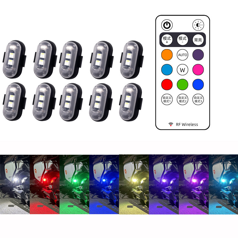 10x 4x 8Colors Wireless LED Dr - đánh giá và giá Drone Beacon Light
