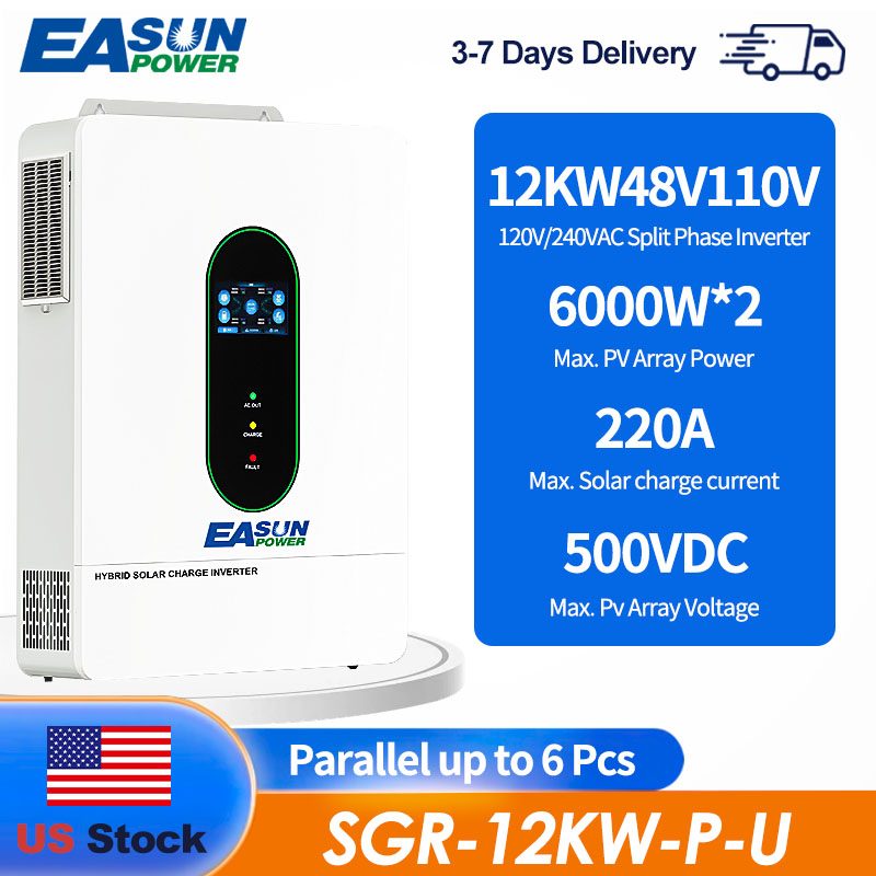 EASUN US 12KW 12000W Split Pha - đánh giá và giá Drone Solar Charger
